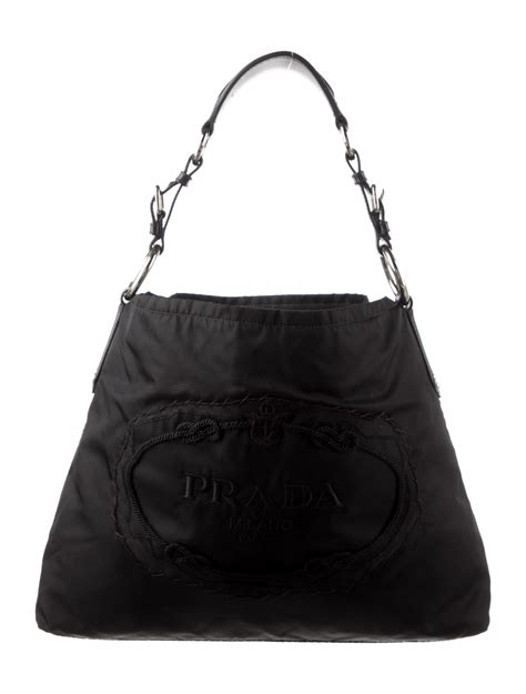 Prada Nappa Fringe Hobo 